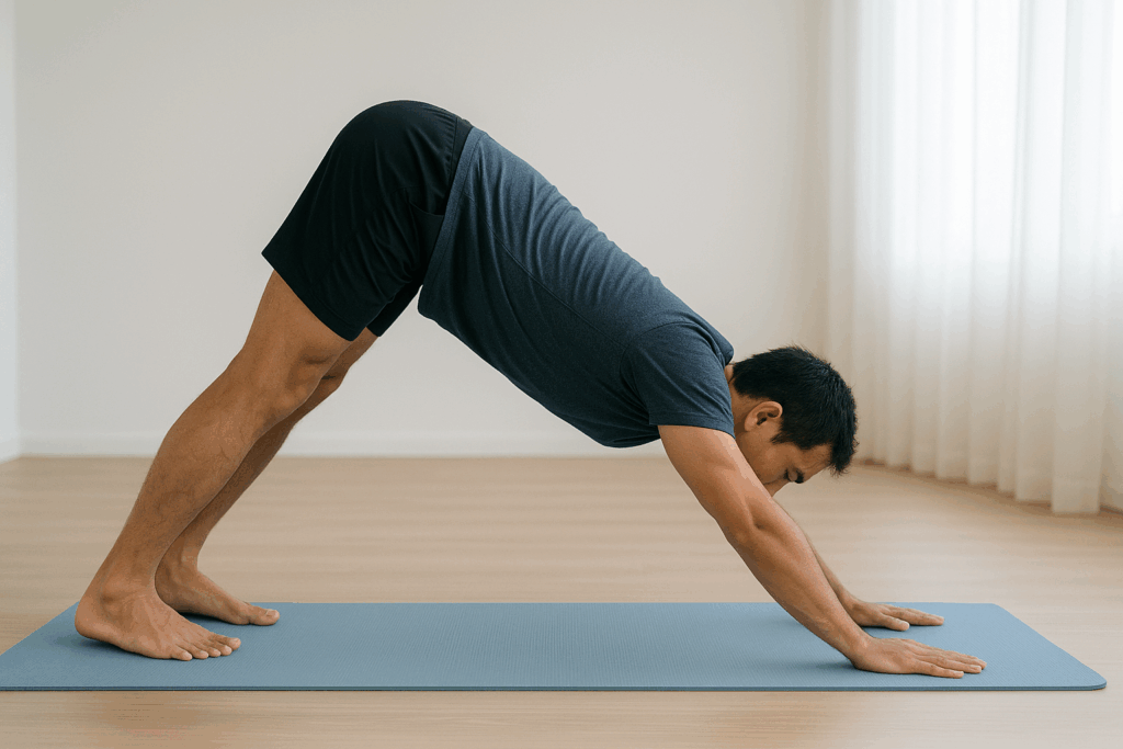 ホットヨガ_CALDO_カルド_男性_体験レビュー_イメージ3_ダウンドッグ